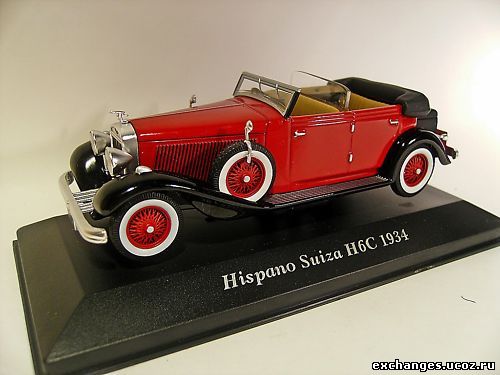 IXO Hispano Suiza H6C 1934 1/43